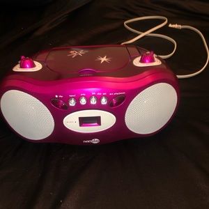 RARE early 2000s hot pink boom box